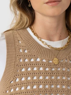 Adler Sleeveless Knit - Camel