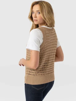 Adler Sleeveless Knit - Camel