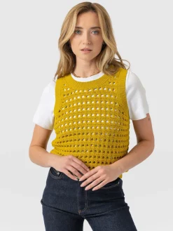 Adler Sleeveless Knit - Mustard