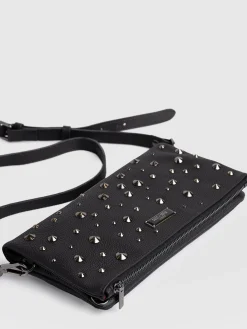 Alexis Studded Clutch - Black
