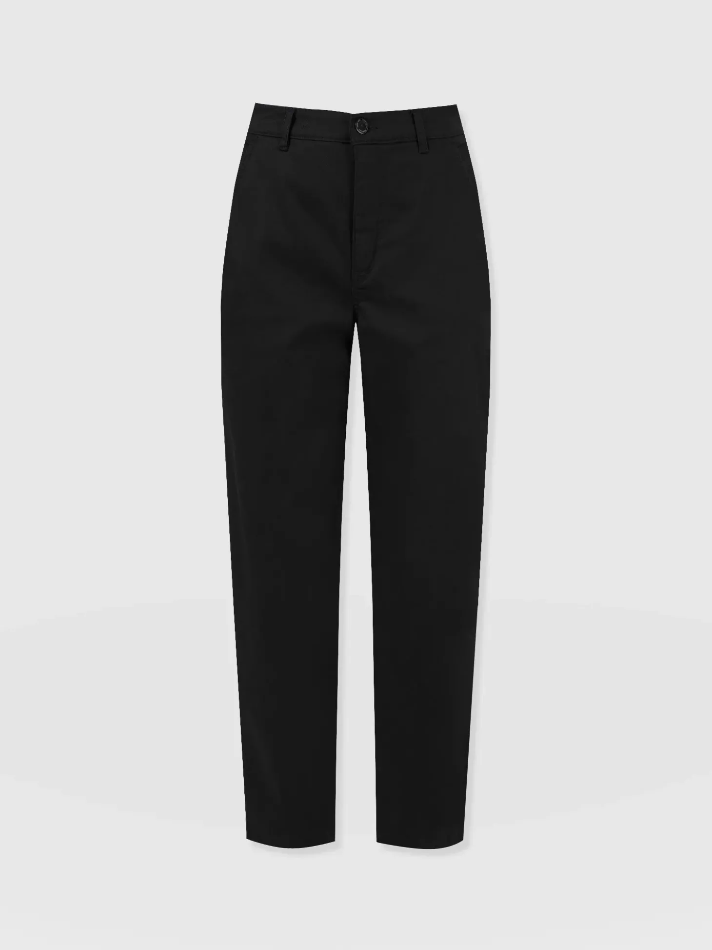 Alma Barrel Leg Chino - Black