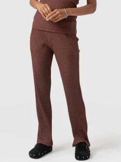 Apartment Pant - Maroon Rib
