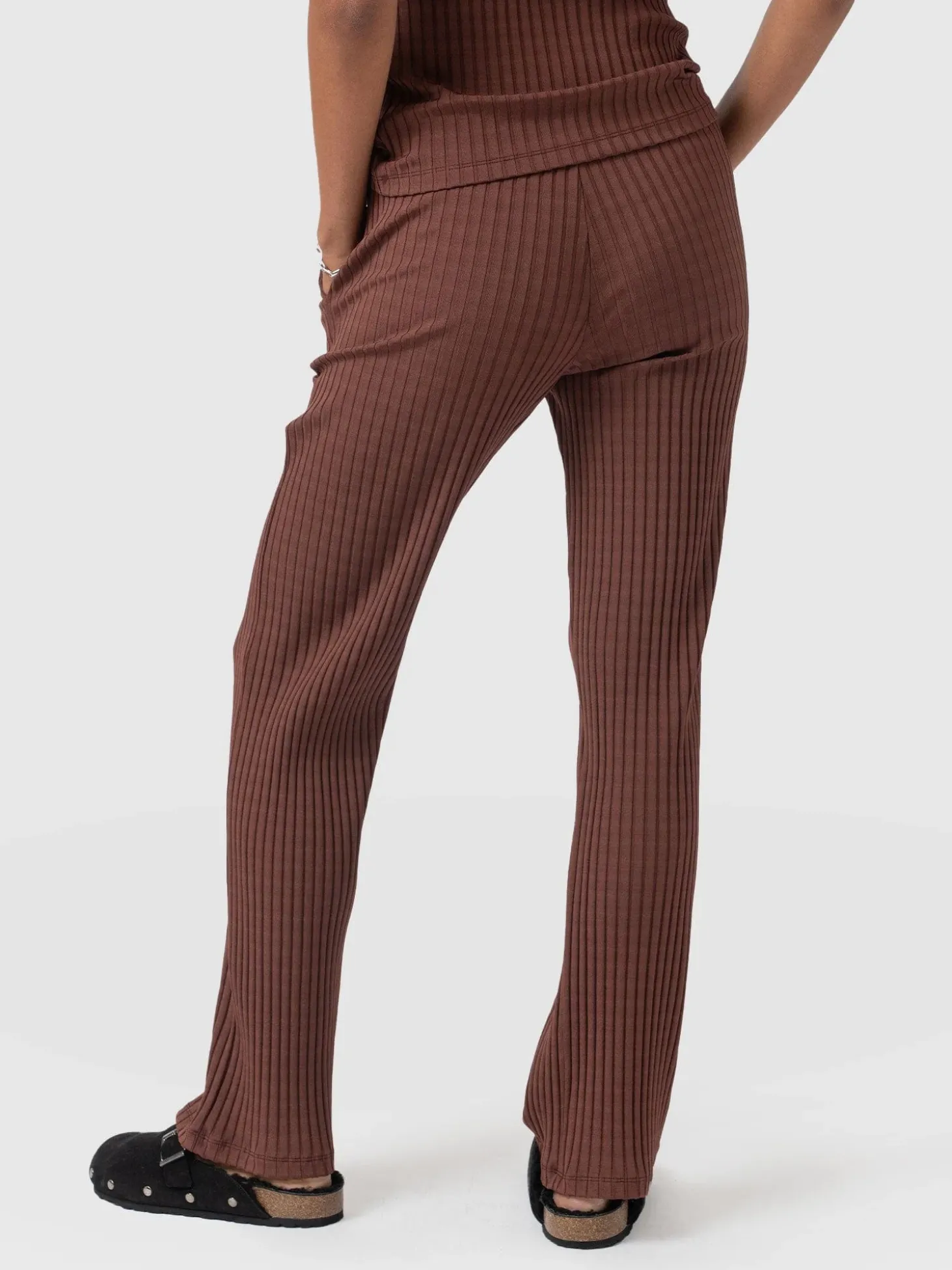 Apartment Pant - Maroon Rib