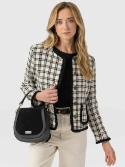 Ashby Jacket - Black/White Check
