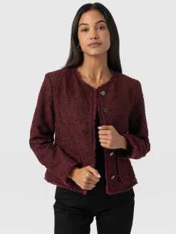 Ashby Jacket - Maroon