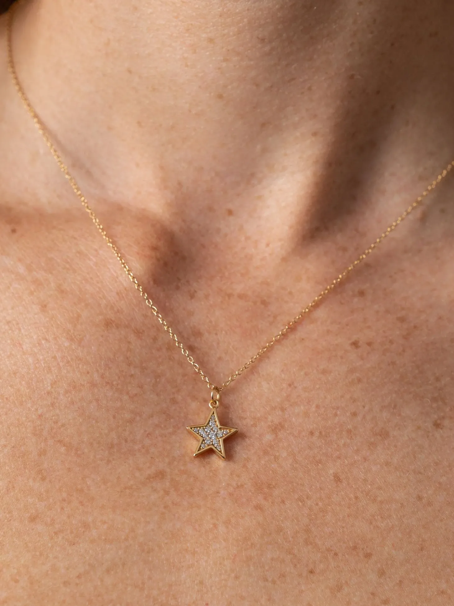 Astral Star Necklace - Gold