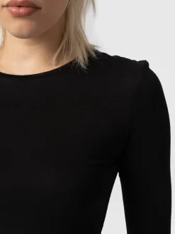 Austen Crew Neck Tee - Black