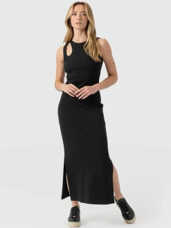 Axel Cut Out Dress - Black