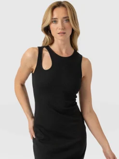 Axel Cut Out Dress - Black