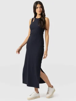 Axel Cut Out Dress - Navy