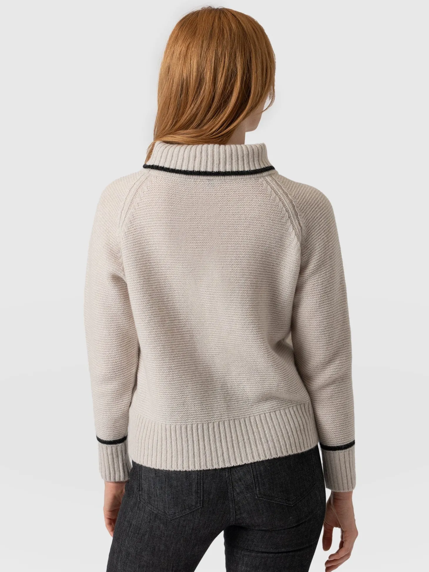 Blake Cashmere Skull Sweater - Cream