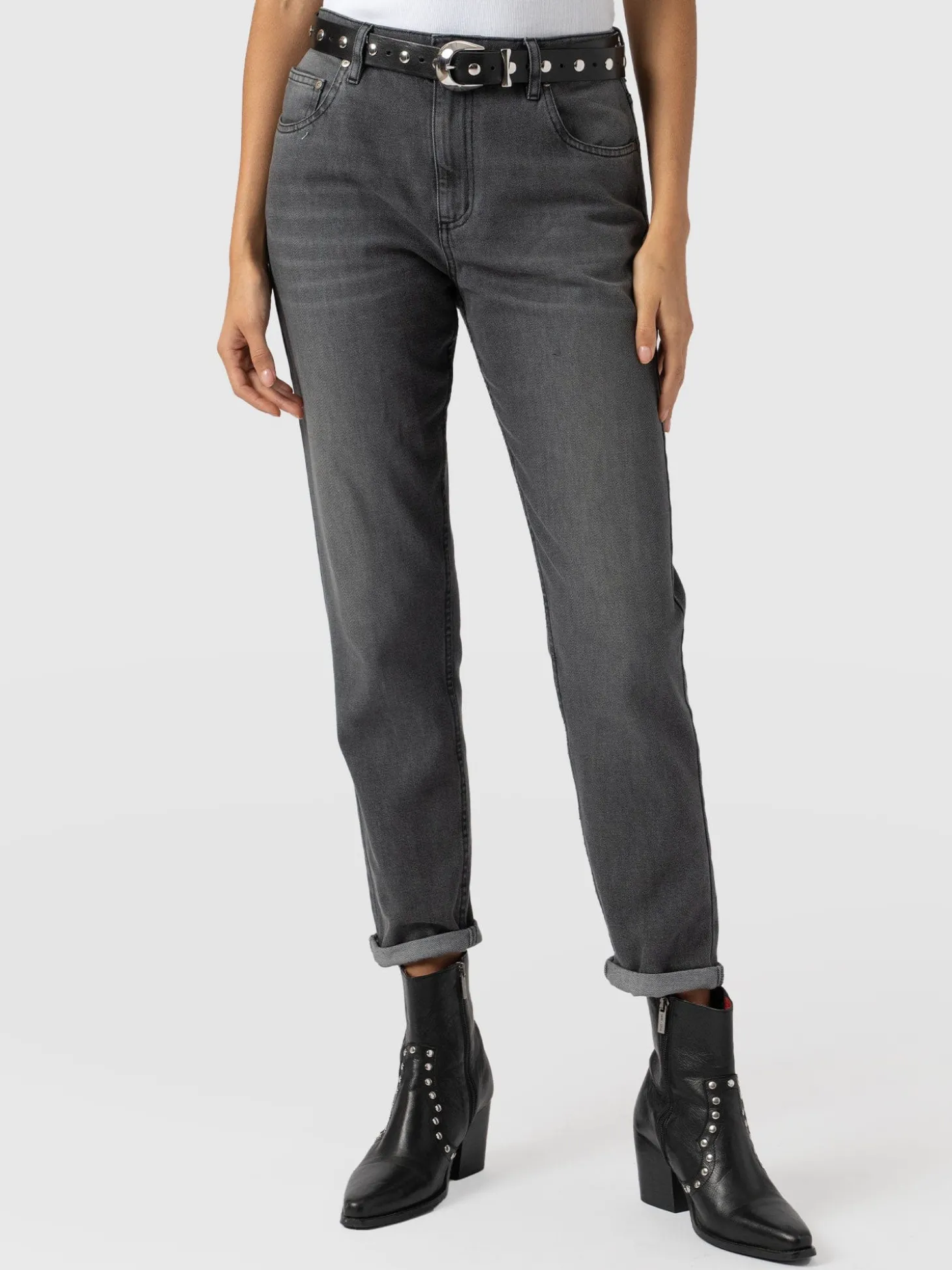 Boyfriend Jeans - Black