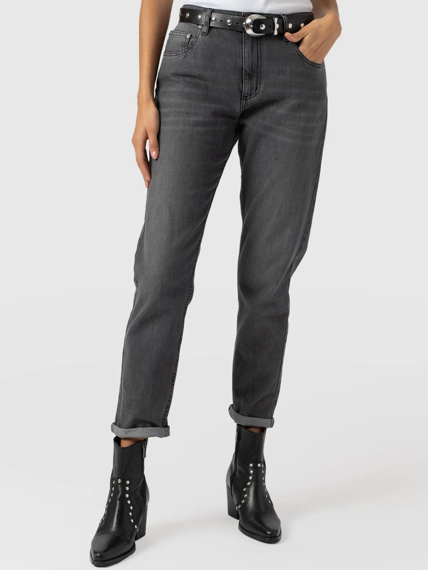 Boyfriend Jeans - Black