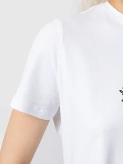 Boyfriend Tee - White Skull