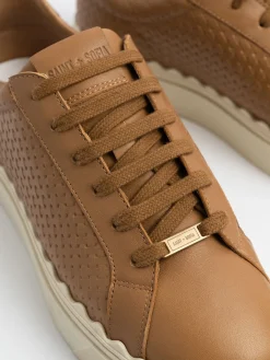 Brook Scallop Sneaker - Tan