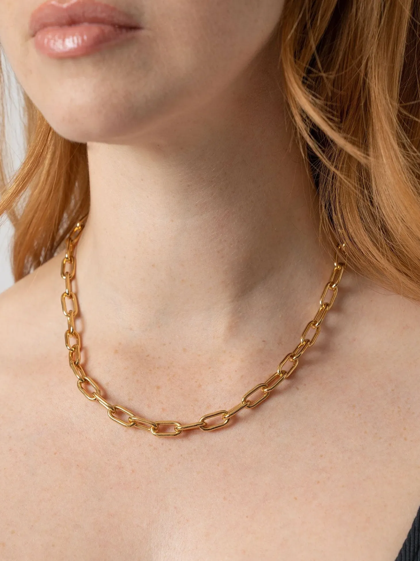 Cable Chain Necklace - Gold