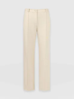 Cambridge Tailored Wide Leg Pant - Beige