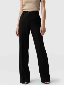 Cambridge Tailored Wide Leg Pant - Black