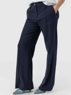 Cambridge Tailored Wide Leg Pant - Navy