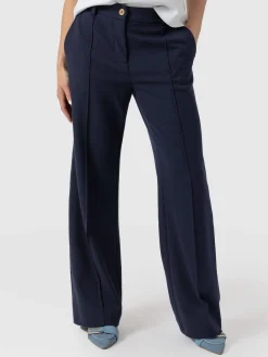 Cambridge Tailored Wide Leg Pant - Navy