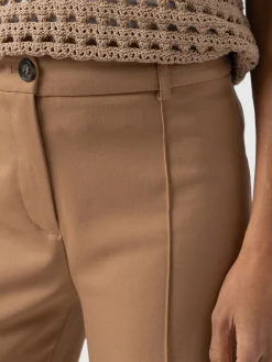 Cambridge Tailored Wide Leg Pant - Camel