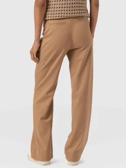 Cambridge Tailored Wide Leg Pant - Camel