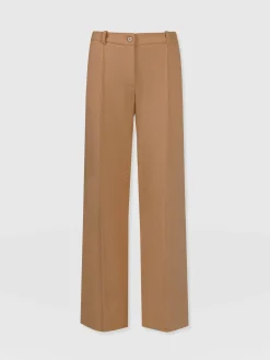 Cambridge Tailored Wide Leg Pant - Camel
