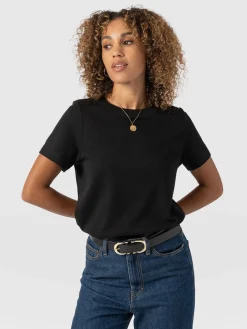 Chelsea Crew Neck Tee - Black