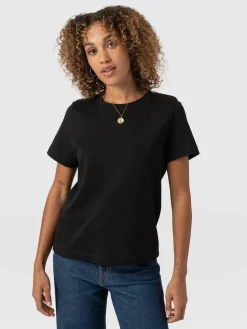 Chelsea Crew Neck Tee - Black