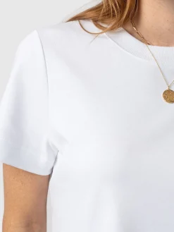 Chelsea Crew Neck Tee - White