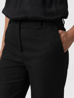 Chester Straight Leg Pant - Black Pinstripe