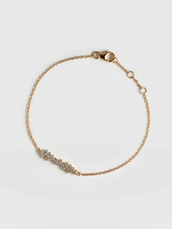 Constellation Cluster Bar Bracelet - Gold