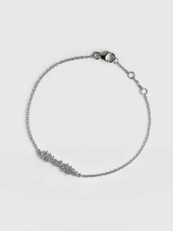Constellation Cluster Bar Bracelet - Silver
