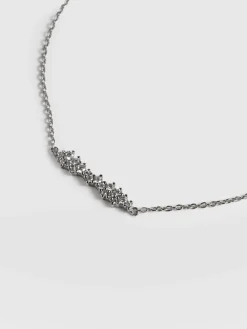 Constellation Cluster Bar Bracelet - Silver