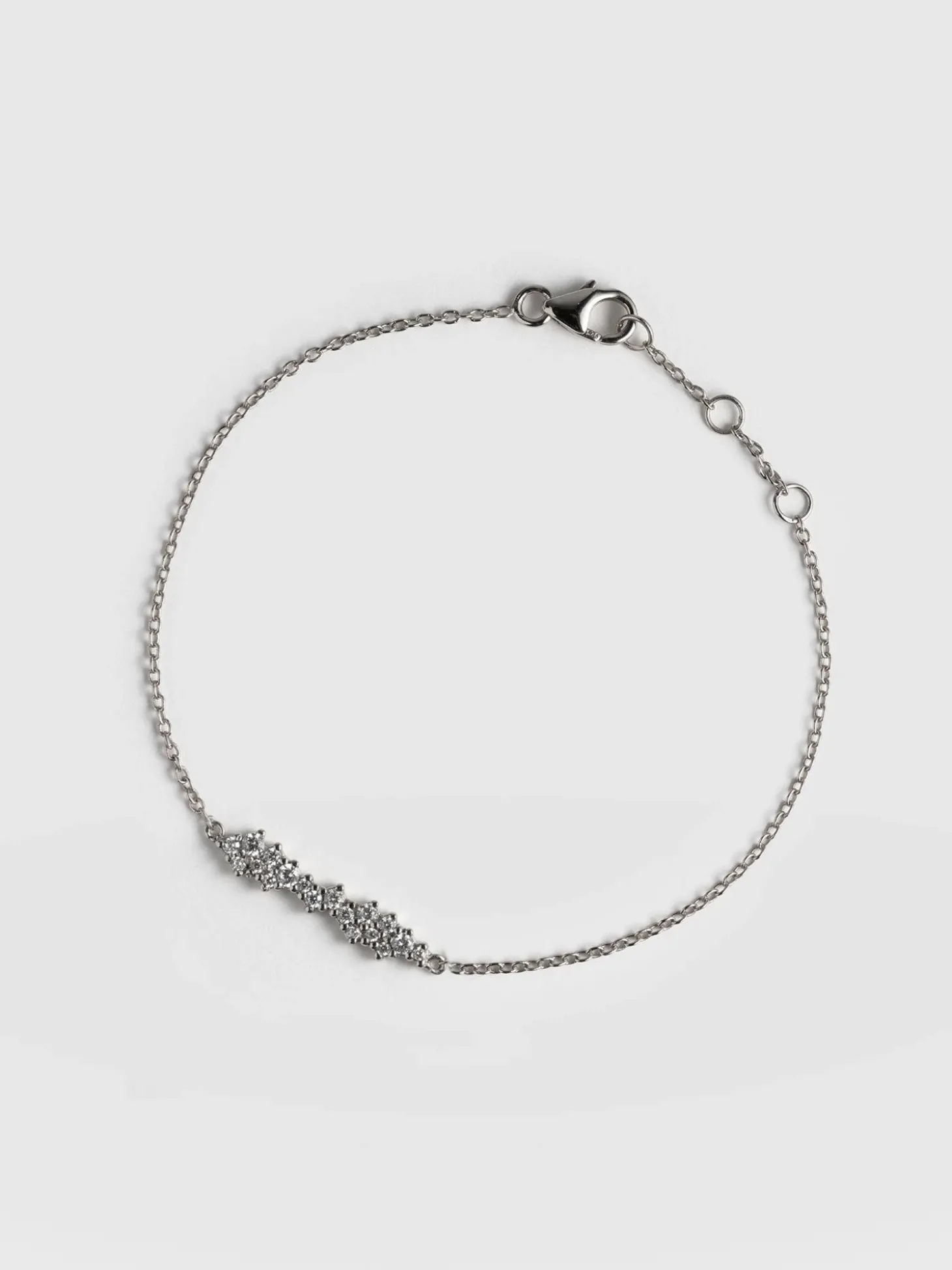 Constellation Cluster Bar Bracelet - Silver