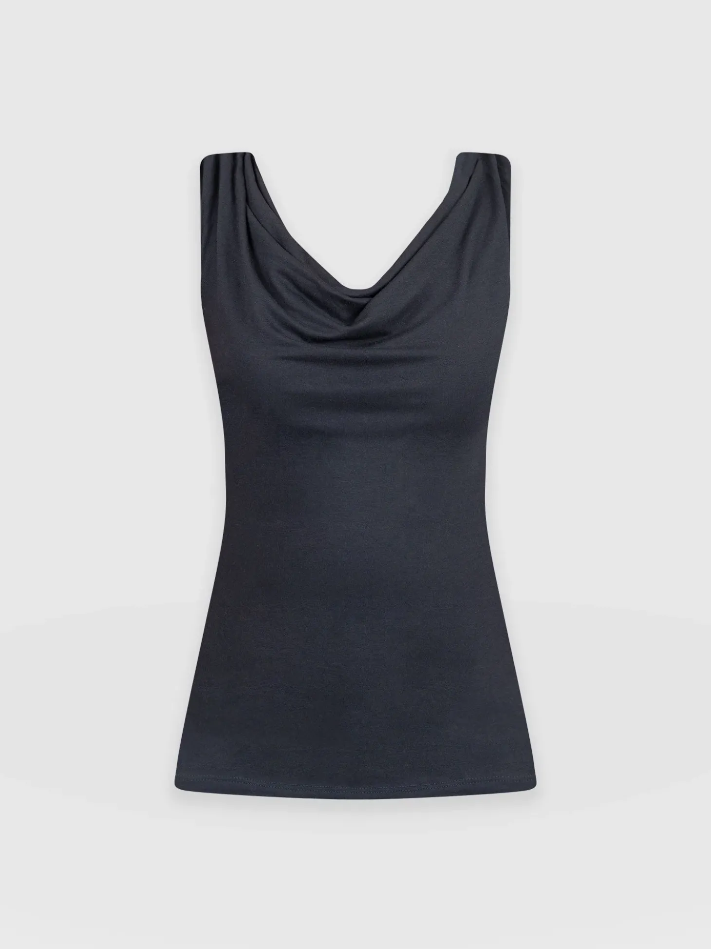 Cowl Neck Cami - Navy