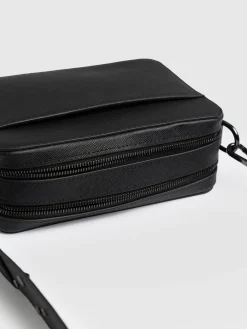 Cross Body Bag - Black Studded