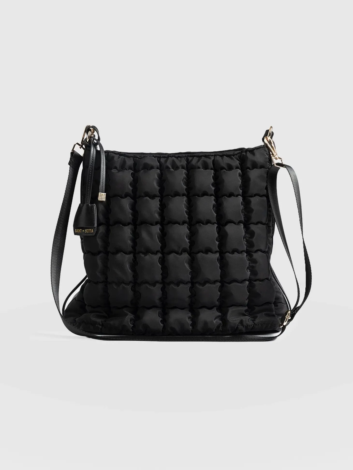 Darcey Puff Tote Bag - Black