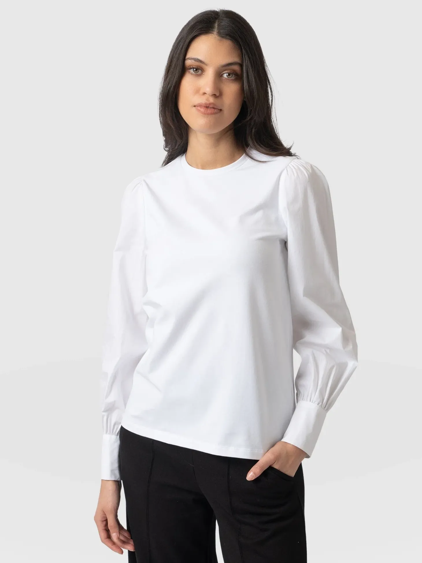 Eva Mock Shirt - White
