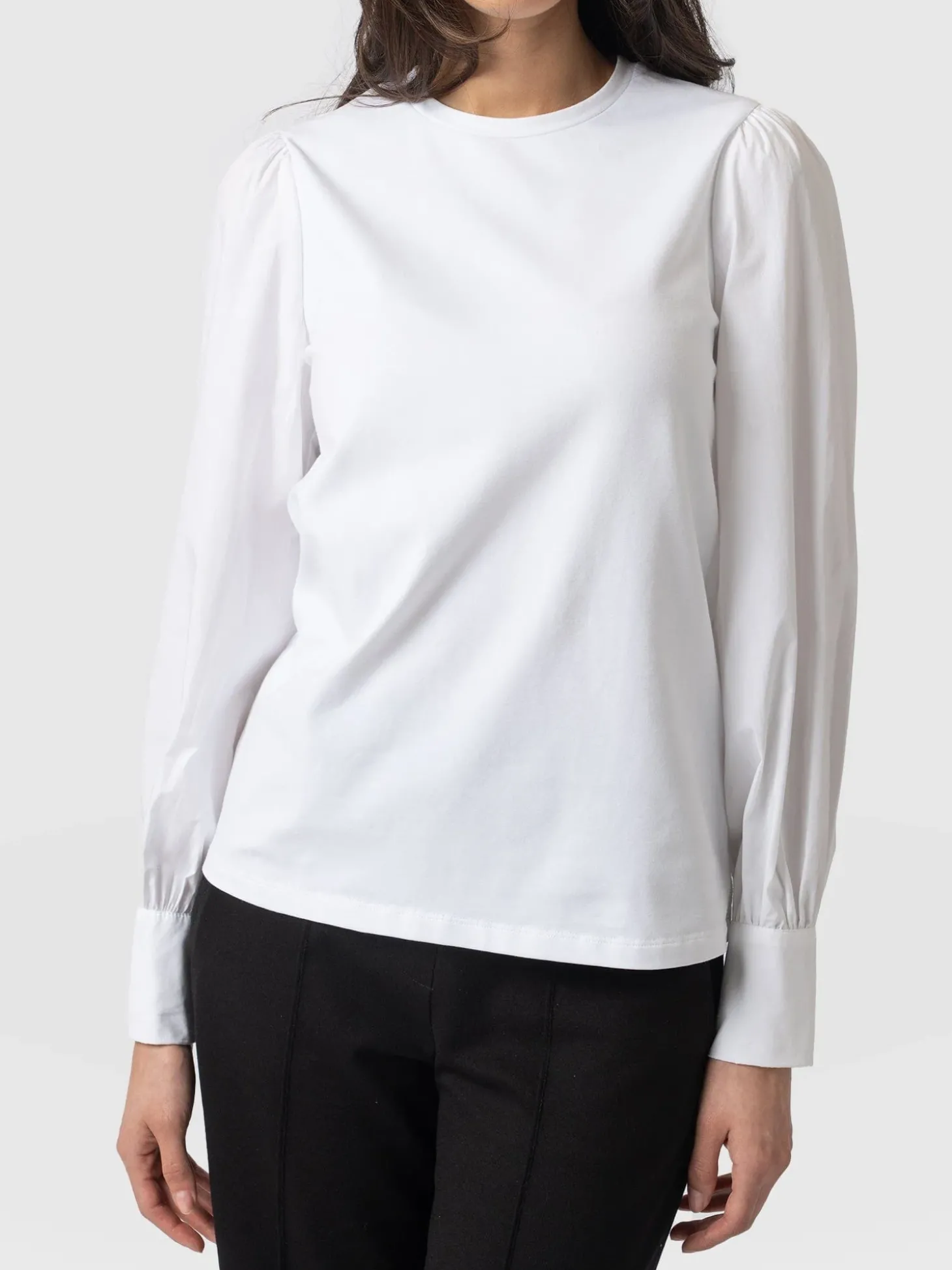 Eva Mock Shirt - White