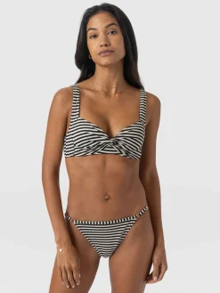 Faye Adjustable Bikini Bottom - Stripe