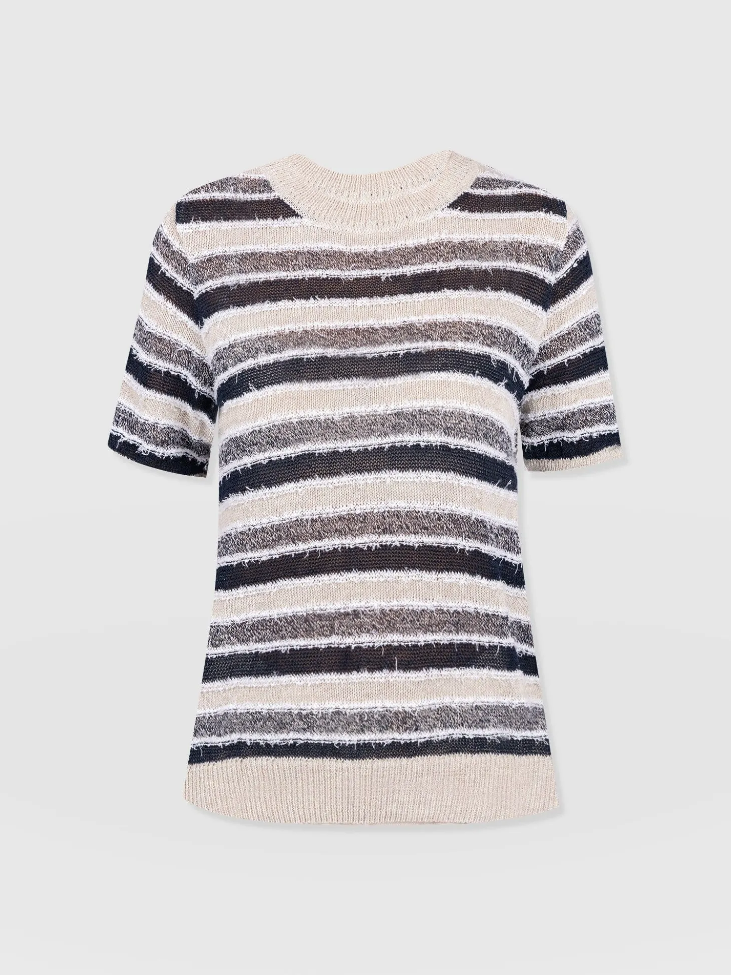 Fearne Knit Tee - Blue Stripe