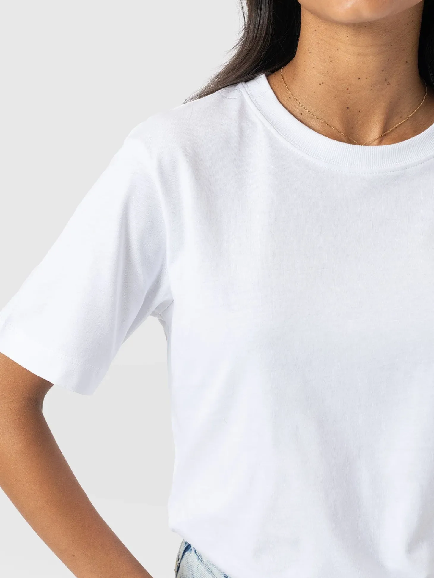 Finsbury Crew Neck Tee - White