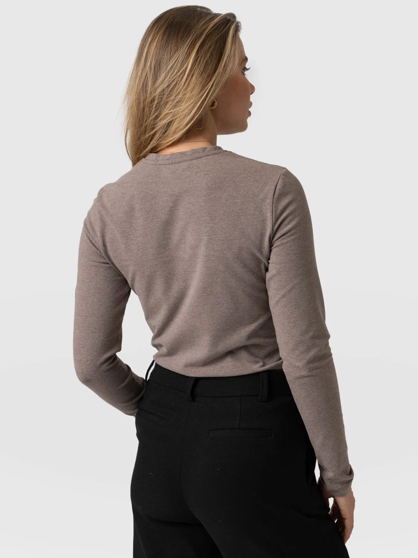 Glen Crew Neck Tee - Coco