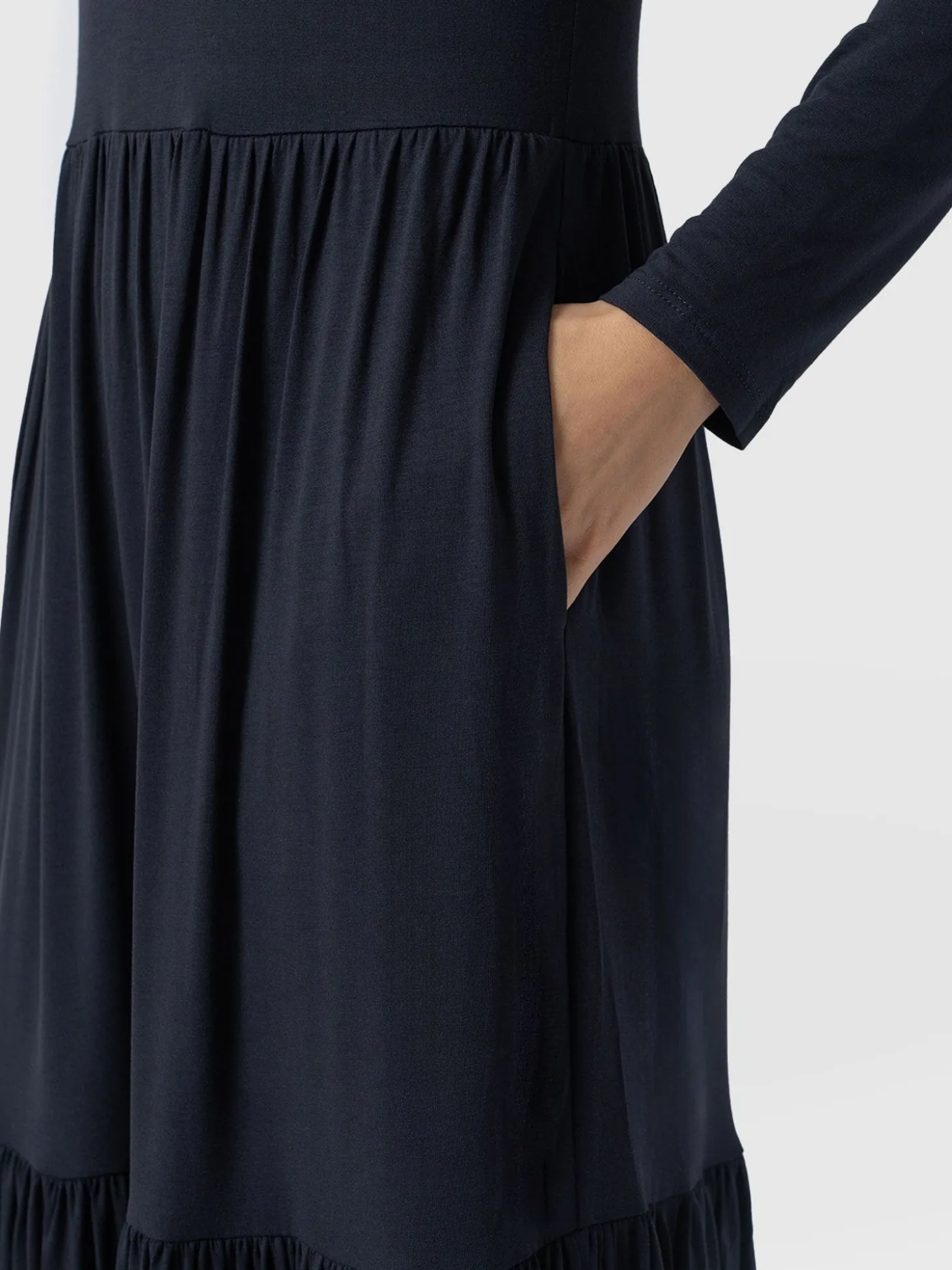 Greenwich Dress Long Sleeve - Navy