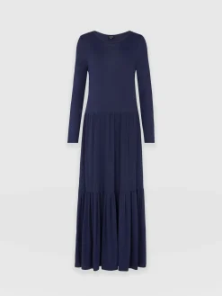 Greenwich Dress Long Sleeve - Navy