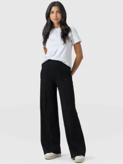 Keller Wide Leg Pant - Black