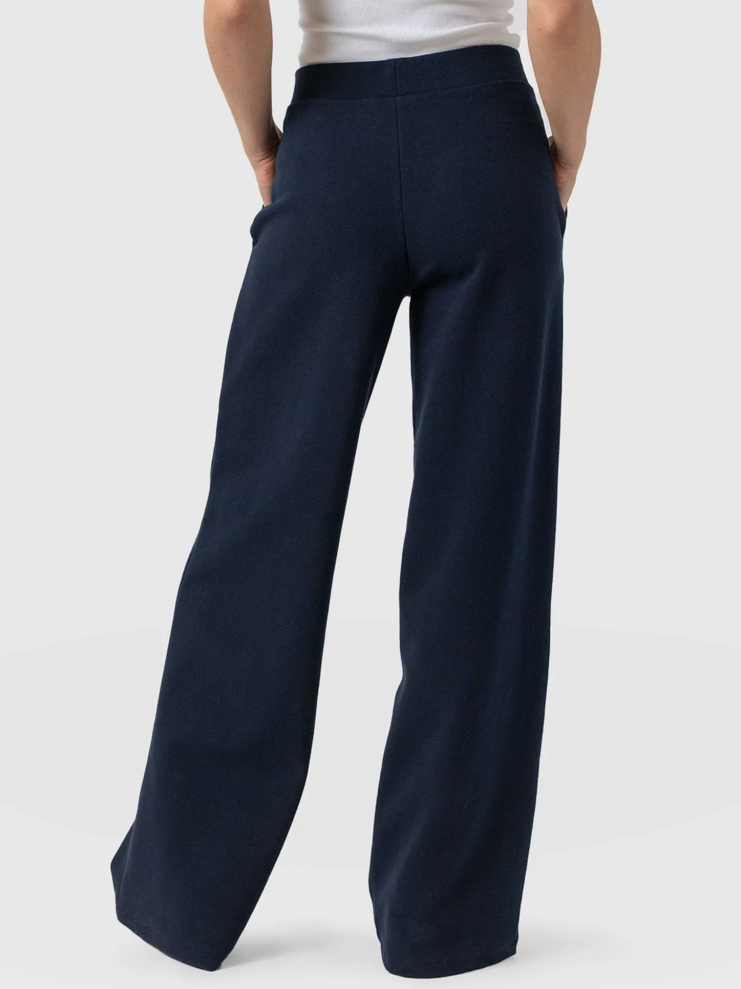 Keller Wide Leg Pant - Navy Twill