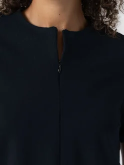 Keller Zip Up Tee - Navy