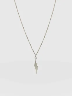 Lightning Necklace - Silver